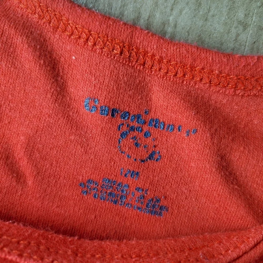 Garanimals Size 12m Red Graphic Short Sleeve Baby Onesie Bodysuit EUC
